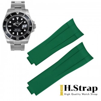 Submariner 40mm High Quality Rubber Green