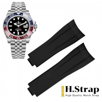 GMT Master2 40mm High Quality Rubber Black