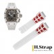 RM11-03 High Quality Rubber White&Red Two tone
