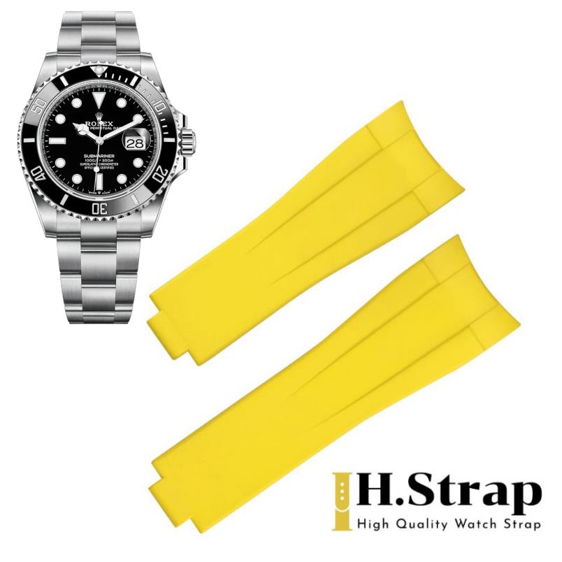 Submariner 41mm High Quality Rubber Yellow