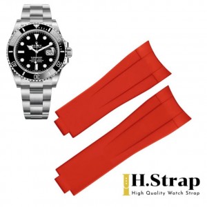 Submariner 41mm High Quality Rubber RED
