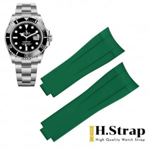 Submariner 41mm High Quality Rubber Green